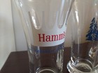 3 Hamm's beer bar glasses — photo 2