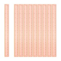 "12-Teiliges Plastiklineal 12\\\" (30Cm) Klar FüR Orange, Gerades Lineal"