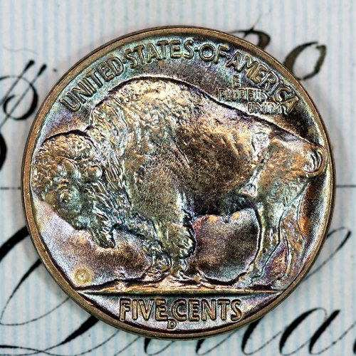 * 1938-D * PRISTINE++ GEM BU MS BUFFALO NICKEL * FROM ORIGINAL COLLECTION