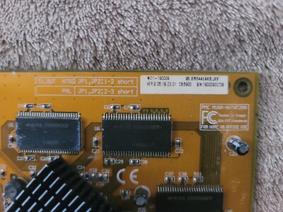 Ancienne Carte Graphique Prolink NVIDIA Riva TNT2 M64 32 Mo Pour PC Rétro Gaming Ou Collection