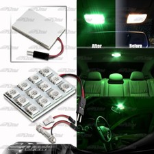 Smd Green 12 Led Interior Dome Map Light Panel T10 Festoon Adapter For Toyota Smd Green 12 Led Interior Dome Map Light Panel T10 Festoon Adapter For Toyota