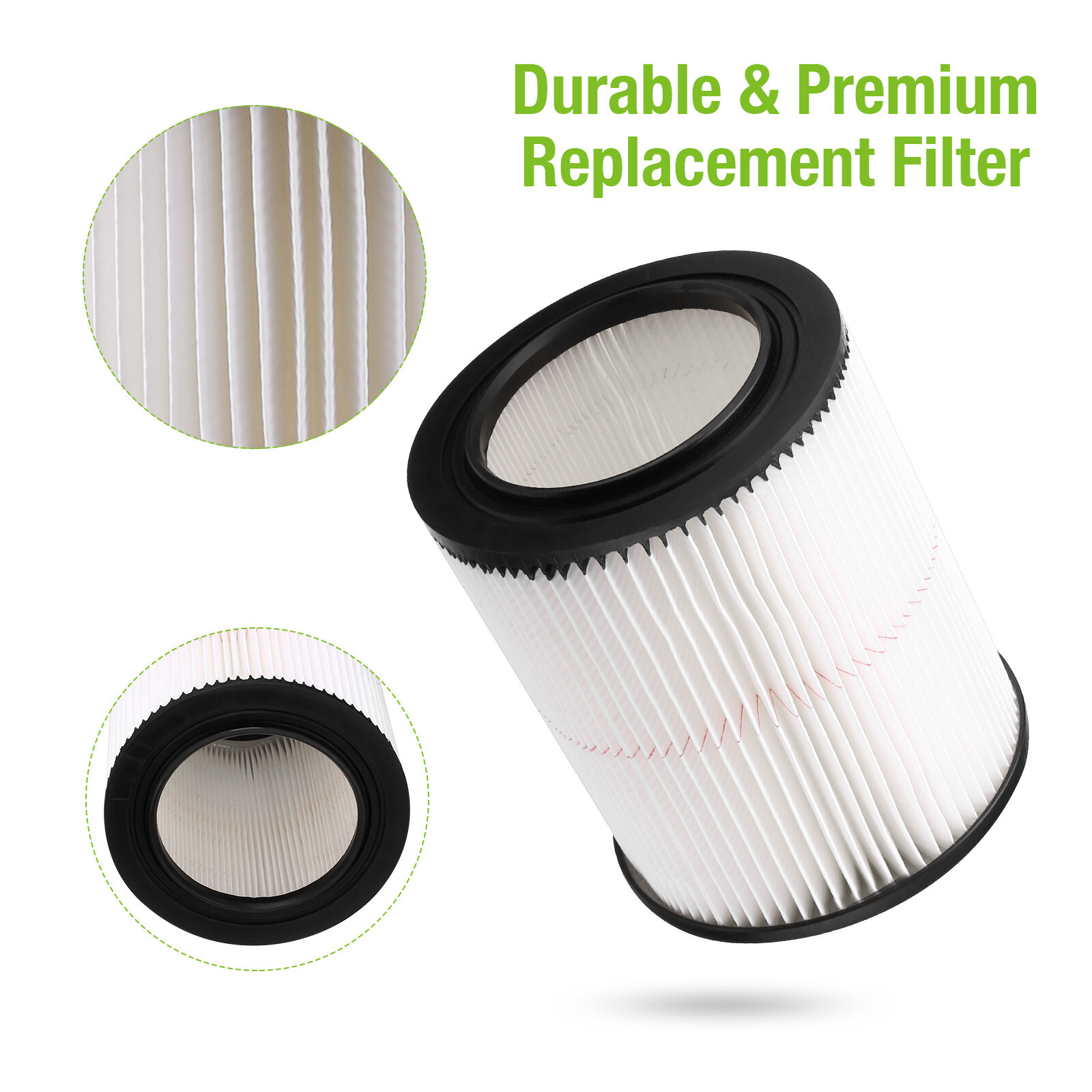 2x 17816 Filters Replacement Cartridge for Craftsman Shop Vac Wet Dry