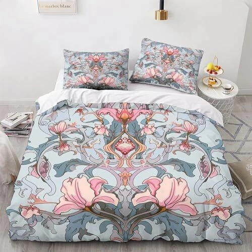 William Morris Duvet Cover Bedding Set,3D Duvet Cover with Pillowcases - Picture 5 of 11