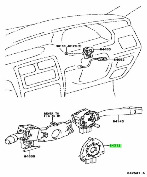 TOYOTA LITE TOWNACE Plate Horn Contact Genuine JDM OEM 84312-52010