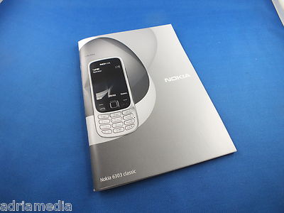 Original Nokia 6303 classic Bedienungsanleitung Buch Deutsch Anleitung Handy NEU