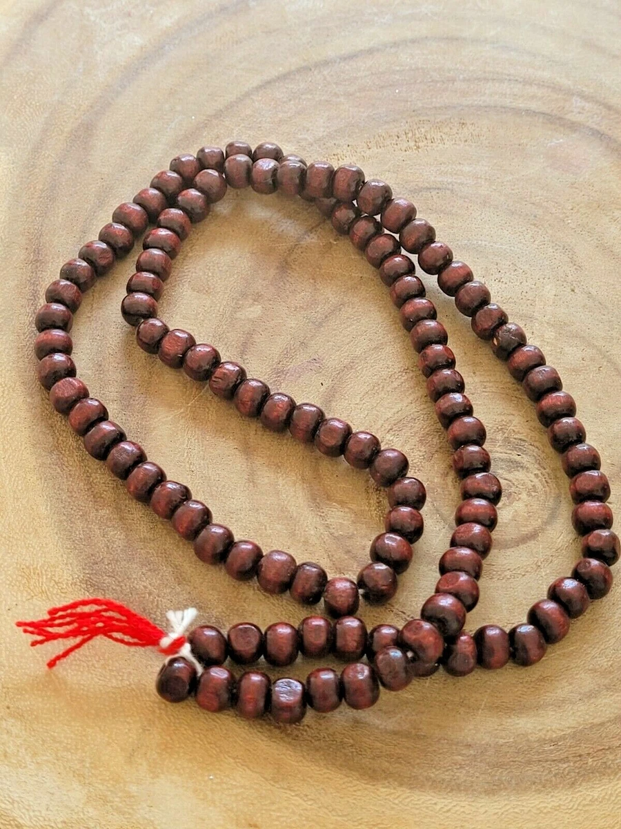 108 Beads Natural Sandalwood Buddhist Buddha Wood Prayer - Temu