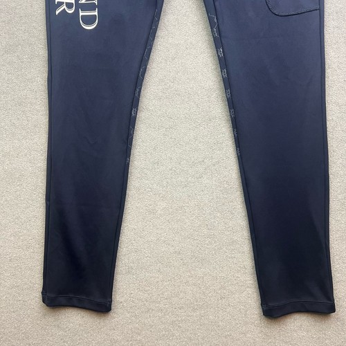 Holland Cooper Leggings Blue Medium Logo Equestrian Riding Sport Pants Heritage - Picture 9 of 10