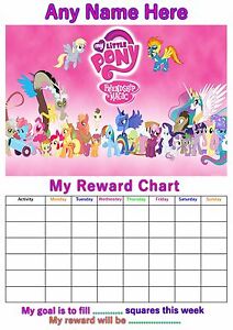 My Little Pony Sticker Chart