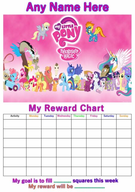 My Little Pony Sticker Chart