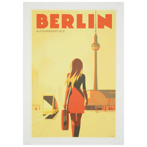 Stick No Bills® Stylische Retro Berlin Poster 50x70cm - ein stilvoller Blickfang - Bild 8 von 24