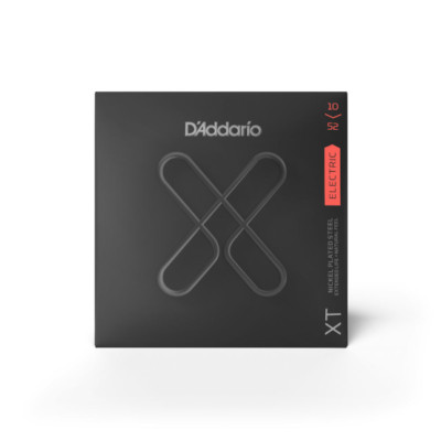D'Addario XT Nickel Plated Steel Electric Guitar Strings; gauges 10-52 (XTE1052)