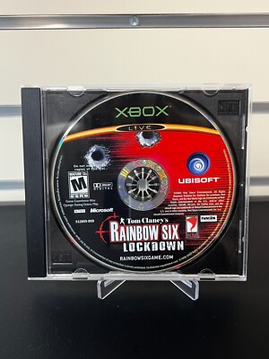 Tom Clancy's Rainbow 6 Lockdown (XBOX) pre-owned DISC ONLY tested works!