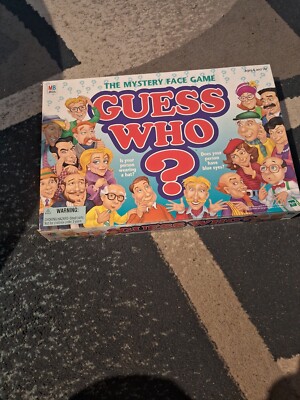 Guess Who Board Game 1998 Edition Vintage Milton Bradley 99% Complete
