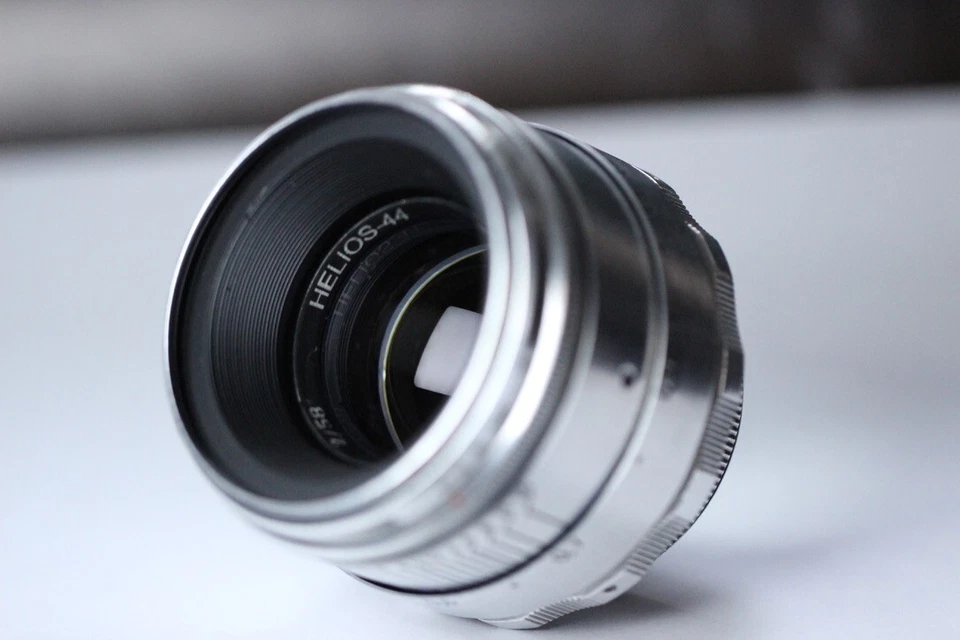 Helios 44 KMZ Silver Photo Lens 13 blades 2/58 mm mount M42 - Image 2 of 4