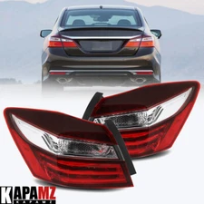 Pair Outer Tail Lights Taillights Left Passenger Fit for Honda Accord 2016-2017