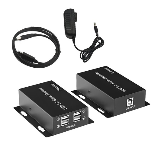 USB2.0 Hub Extender over Ethernet Rj45 Cat5e/6/7 Cable to 50M Extension Transmit - Picture 2 of 16