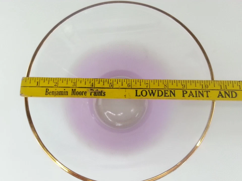 Juego de 6 ensaladeras Blendo modernas vintage de mediados de siglo color lavanda destellado Foto 3 de 4