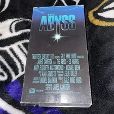 The Abyss (1989) CBS FOX FIRST PRINT VIDEO VHS Tape RARE OOP HTF