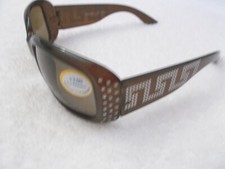 Brown With GLITZY Design BIFOCAL Reading Sunglasses 3.00 Strength 400UV R852BS