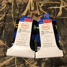 Wonder Nation Toddler Boys Underwear Boxer Briefs Size 2T-3T Camo Blue NEW Lot