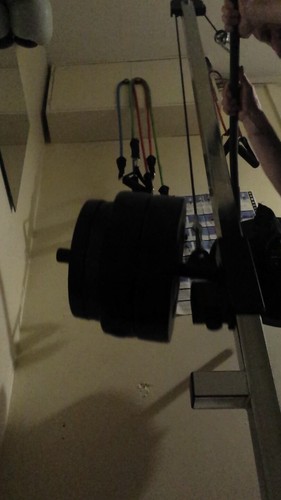 Gorilla Sports Lat Attachment for Universal Workstation for sale