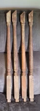 Antique Lot 4 Turned  Hardwood Spindles 26¾" X 1⅜" Staircase Decor Furniture