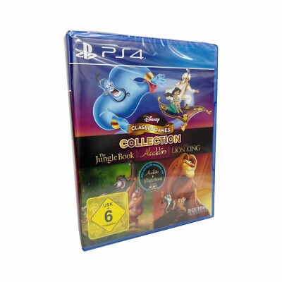 PS4 Spiel Disney Classic Collection mit Aladdin & Lion King & Jungle Buch - NEU