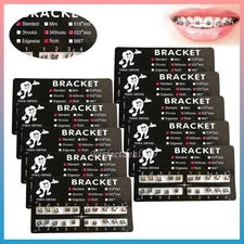 YOKA Dental Orthodontics Ortho Metal Brackets Braces Standard Roth 022 345 HOOK