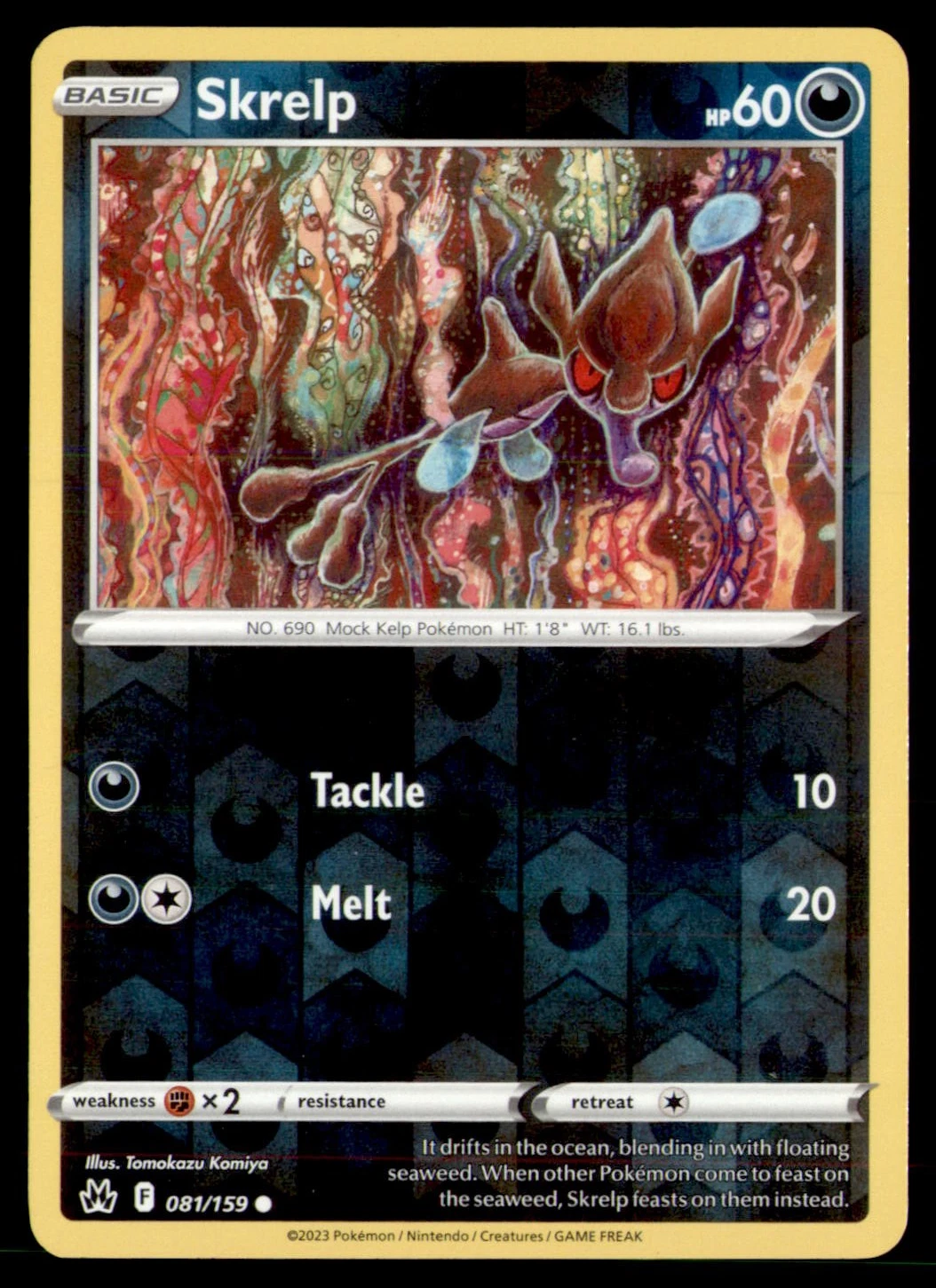 シリーズ:PCG;listno_Pokemon:20484;カード名:波導のル… Skrelp - Crown Zenith #81 Price & Value ($0.16) | PokeScope