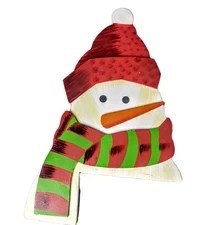 Christmas Door Frame Decoration Snowman Snow Man Wall Sign Winter Home Decor