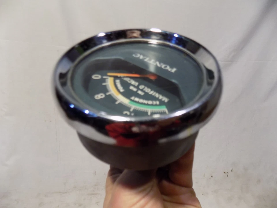 Pontiac 1964-67 medidor de vacío GTO Firebird Tempest montaje de consola Lemans 1965 1966 Foto 2 de 4