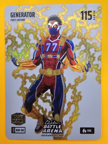 Bo Jackson Battle Arena #BLBF-363 Generator V.J. Edgecombe Blizzard Fire