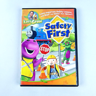 Thomas, Barney & Bob the Builder Lets Grow: Safety First DVD Sprout Sean & Chica