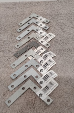 9 NEW Hillman Hardware Essentials 851783 Flat Corner Brace 2-1/2". (03)