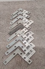 9 NEW Hillman Hardware Essentials 851783 Flat Corner Brace 2-1/2". (03)