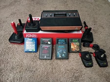 Atari 2600+ Plus CX2600+ HDMI Console, Controllers and Game Cartridges Bundle