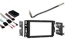 Fit Chevy Avalanche 2007-2013 Double DIN Dash Kit GMOS-LAN-0 Interface Antenna