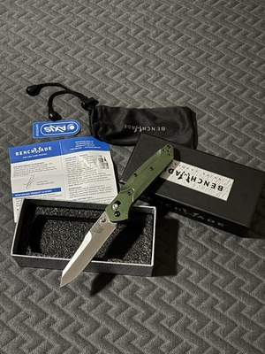 #ad #ad Benchmade 940 Osborne Folding knife green aluminum CPM S30V ACIS LOCK USA MADE $80.00