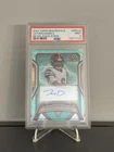 2024 Topps Resurgence Jayden Daniels RC Auto Aqua Surge Refractor /249! PSA 9!