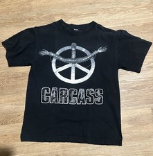 Vintage Carcass Metal Band Shirt Small Krieg Dem Kriege Heartwork 1993
