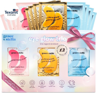 under Eye Patches (12 Pairs) Eye Masks for Puffy Eyes and Dark Circles - Valenti