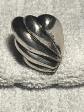 Vintage Taxco Mexico Sterling 925 Sculptural Dome Ring Size 7.5   24.6g