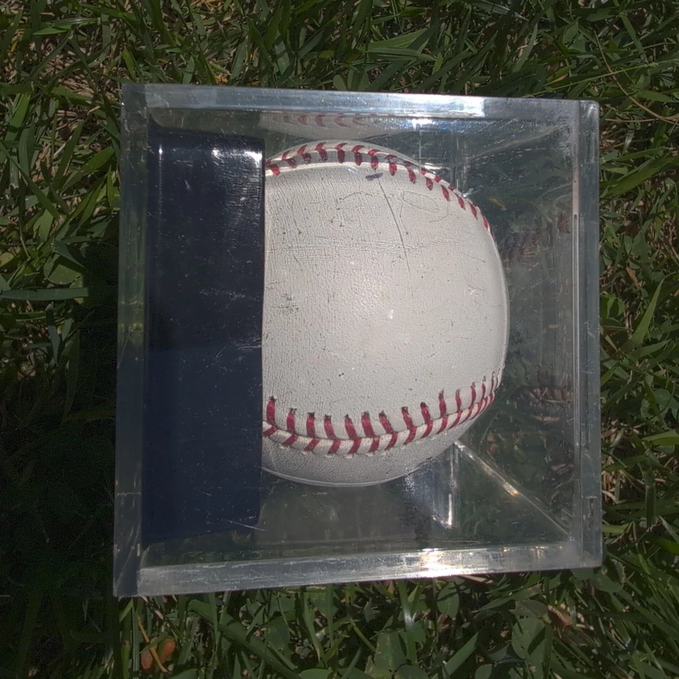 Bola de beisebol oficial da liga principal de beisebol Trot Nixon 2005 World Series assinada - Imagem 2 de 4