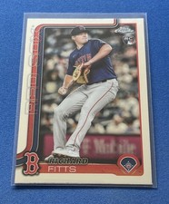 2025 Topps Chrome #72 Richard Fitts RC Boston Red Sox