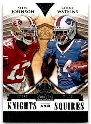 2014 Sammy Watkins - Steve Johnson Panini Crown Royale Knights and Squires