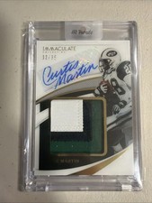 2021 Panini Immaculate Football Premium Patch Auto #PPA-CM Curtis Martin #02/35