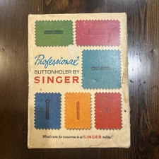 Vintage Professional Buttonholer for vertical needle V102878 by Singer