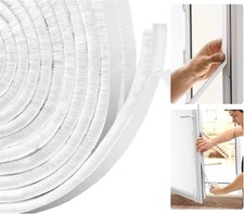 10Meter Self adhesive Draught Excluder Brush Strip Door Window Seal Tapes UK