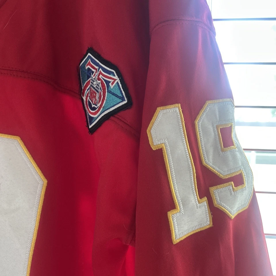 Camiseta deportiva Mitchell & Ness #19 Joe Montana Throwback 1994 KC Chiefs L/XL leer Foto 4 de 4