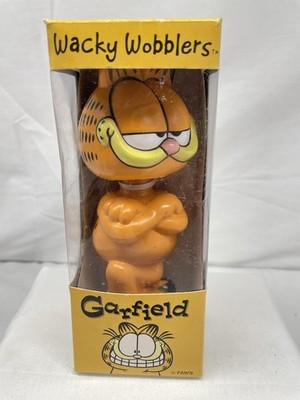 VTG. RARE Garfield Wacky Wobbler Bobblehead Figure 1999 New Old